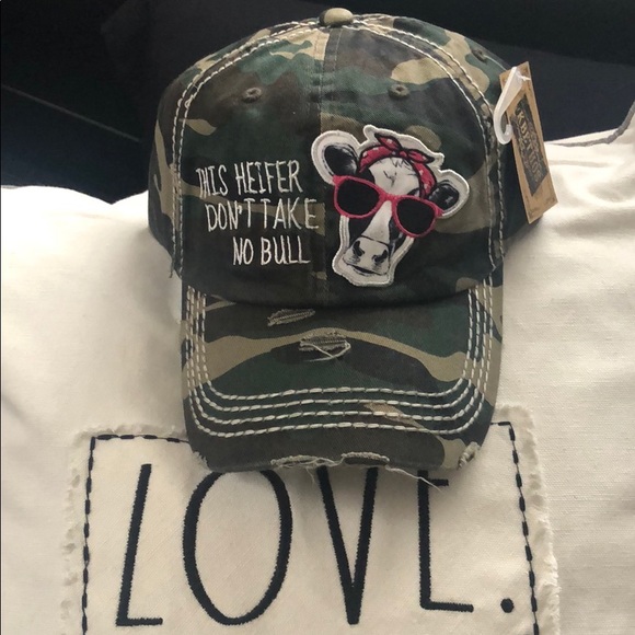 This HEIFER don’t take no bull baseball cap - Picture 6 of 7